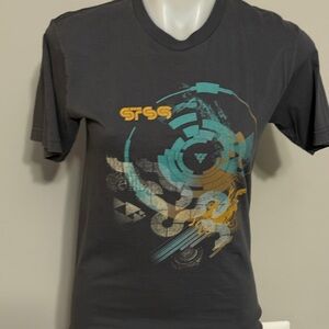 Graphic Print Black T-Shirt